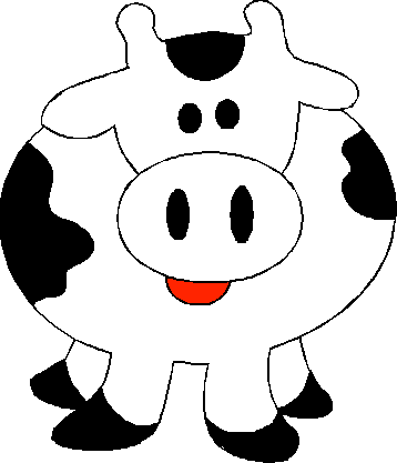 358x417 Free Cow Clipart