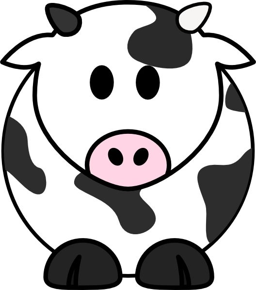 Cow Head Clipart Black And White | Free download on ClipArtMag