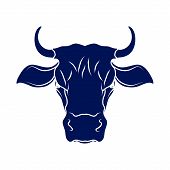 170x170 Cow Head Silhouette Vector Amp Photo Bigstock