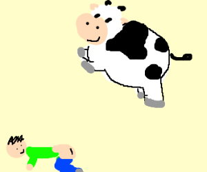 300x250 Cow Jumping Over The Moon