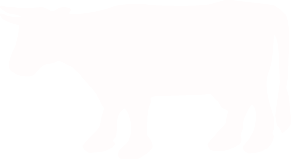 600x329 White Cow Silhouette Clip Art