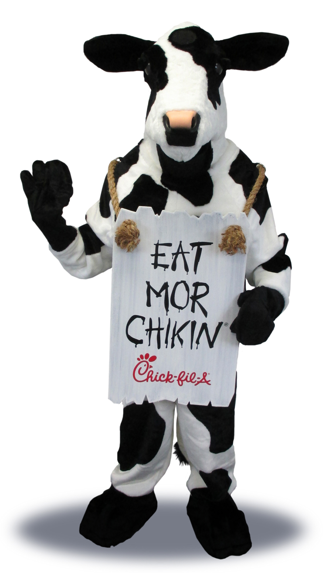 eat more chicken cow plush