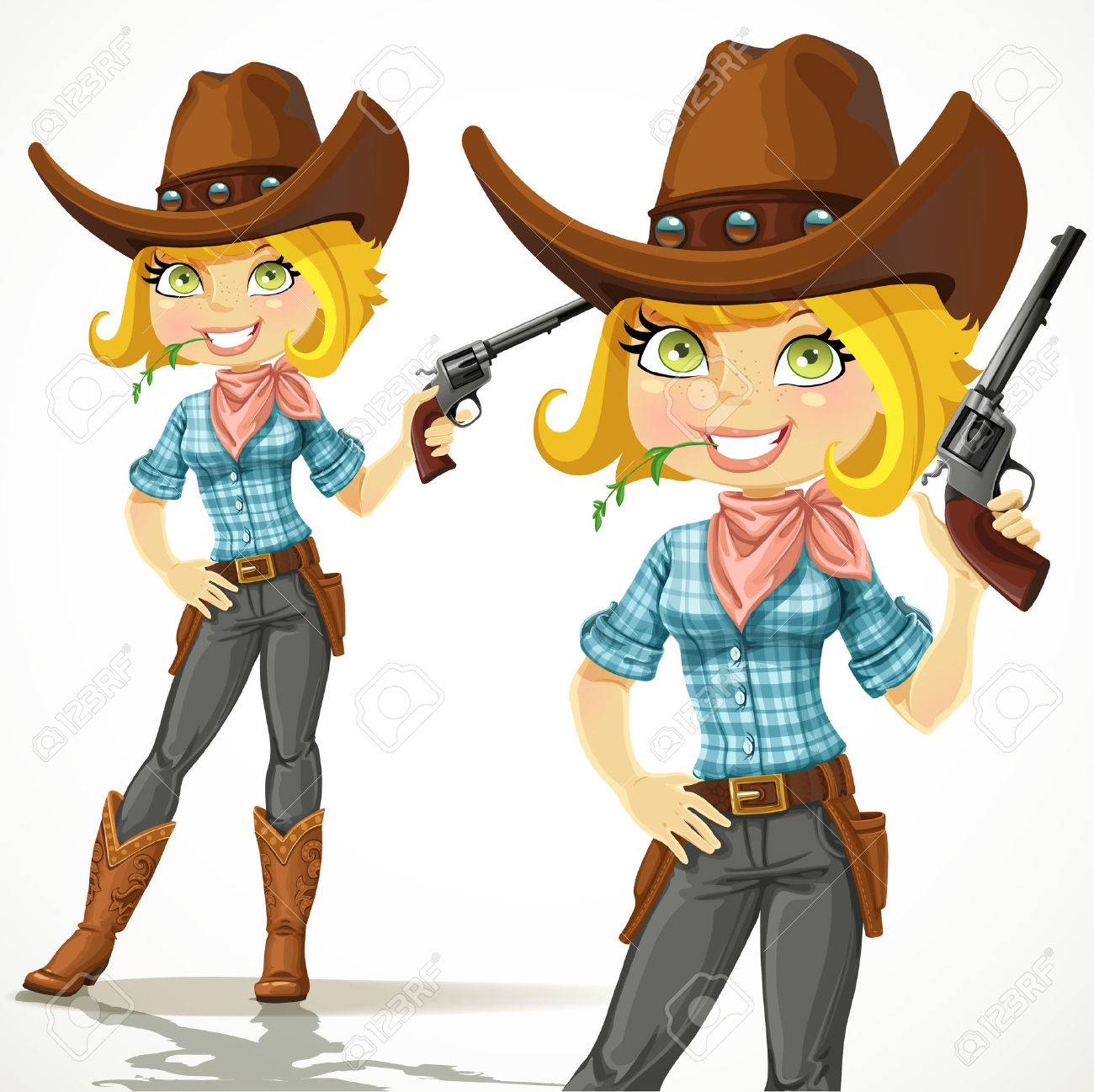 1300x1298 Blonde Clipart Cowgirl