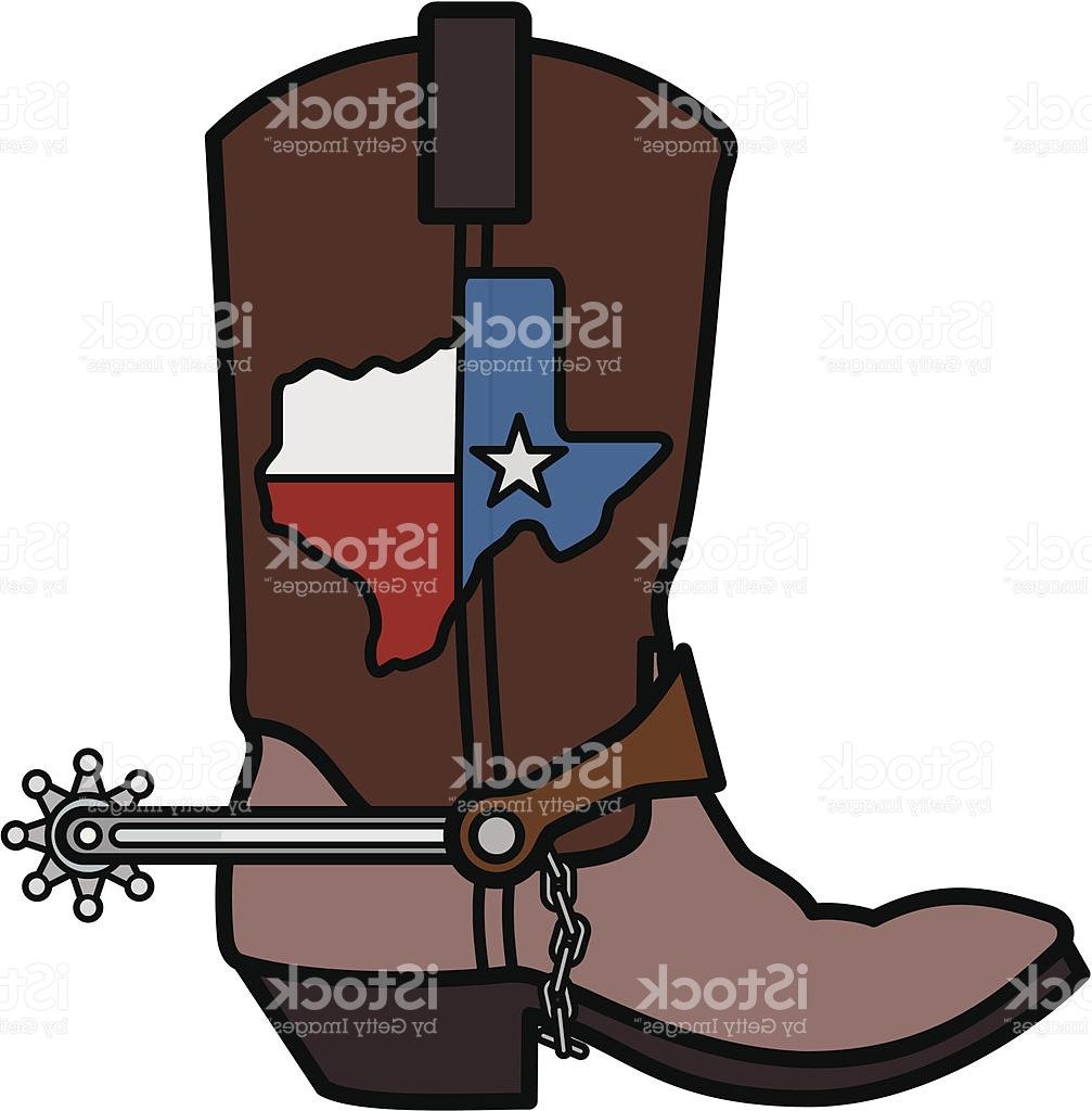 1007x1024 Top 10 Cowboy Boot Vector Art Texas Map Boots Spurs Cdr
