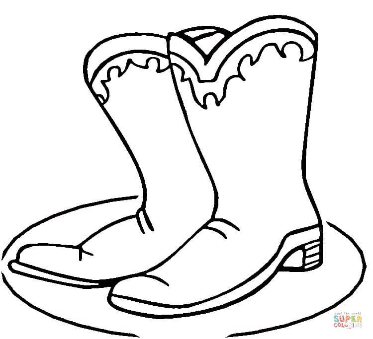 750x683 Color Boot Print Clipart
