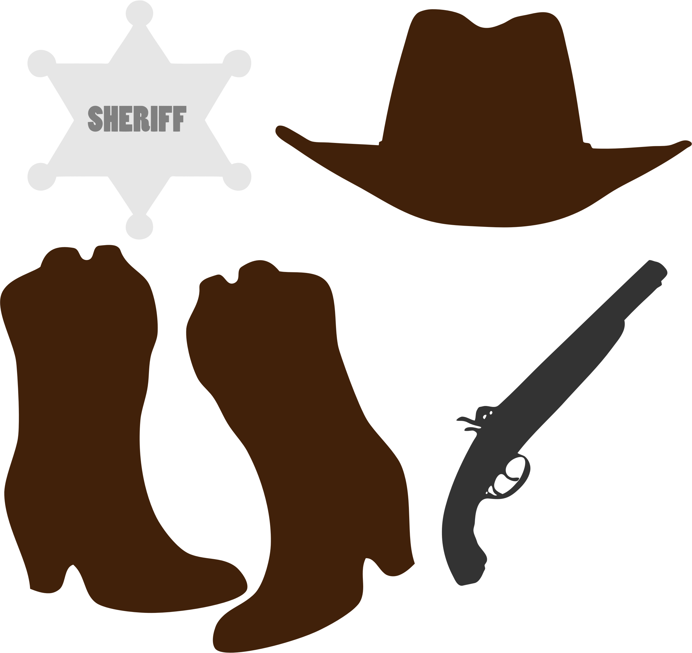 2239x2115 Cowboy Clipart Accessory