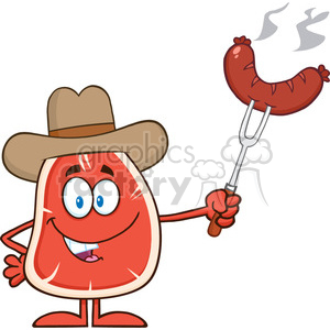 300x300 Royalty Free 8405 Royalty Free Rf Clipart Illustration Cowboy