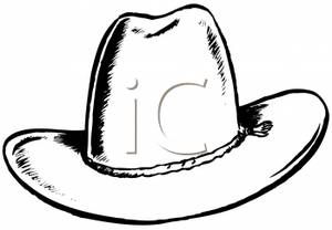 300x208 Cowboy Hat Clipart Picture