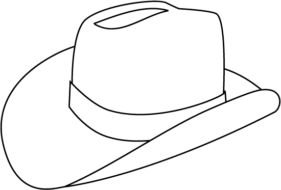 550x373 Hat Black And White Black Cowboy Hat Clipart