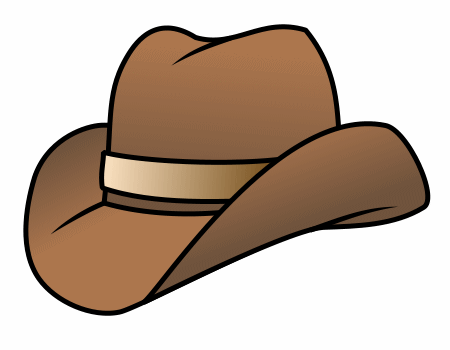 450x350 Cowboy Clipart Brown Objects