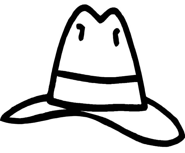 600x494 Simple And Easy Cowboy Hat Coloring Pages Coloring Sun