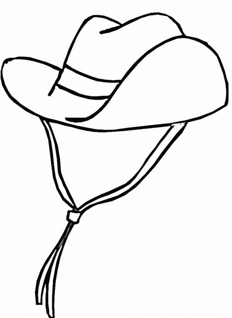 748x1024 Cowboy Hat Drawing