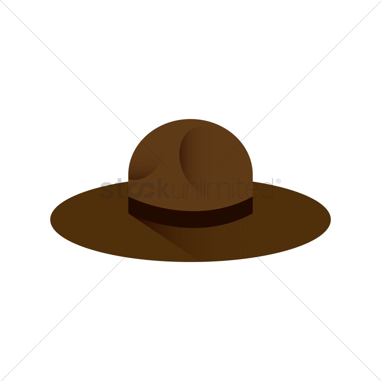 1300x1300 Cowboy Hat Vector Image
