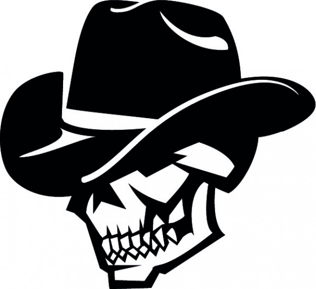 626x572 Skull With Hat Vector Free Download