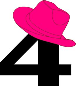 261x298 4 Pink Cowgirl Hat Clip Art