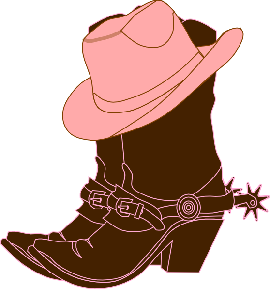 558x596 Free Cowgirl Clipart Image