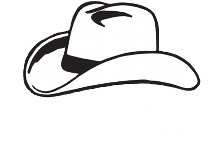 460x316 Cowboy Hat Silhouette Clip Art