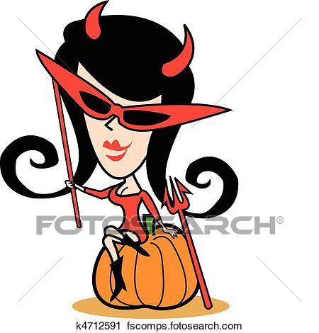 450x470 Clipart Of Girl In Halloween Costume Clip Art K4712591