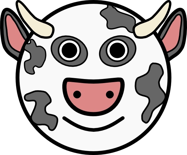 600x500 Cow Vache Clip Art Free Vector In Open Office Drawing Svg ( Svg