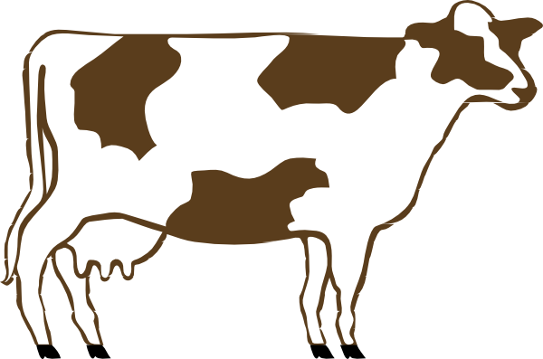600x397 Cow Clip Art Free Vector 4vector
