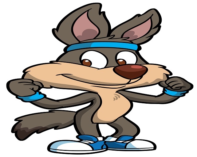 641x512 Coyote Clipart Mascot