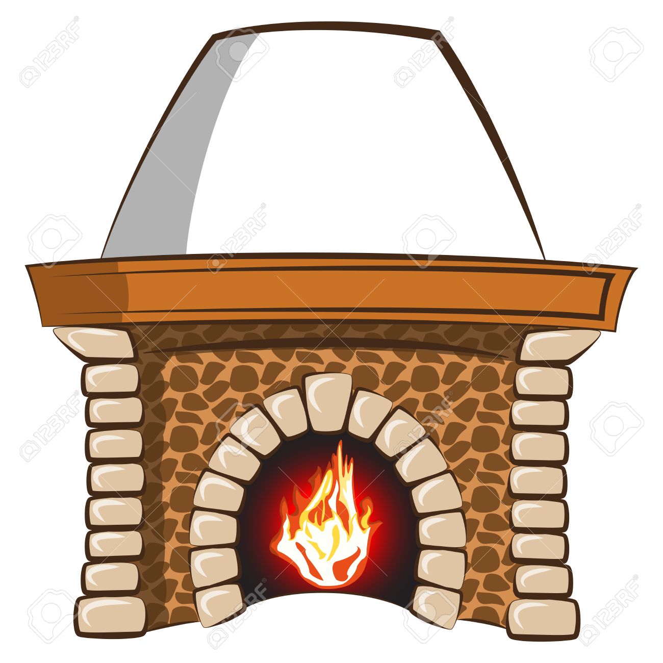 1300x1300 Holiday Clipart Fireplace