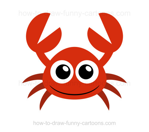 500x441 How To Draw A Crab