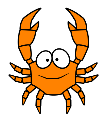 350x400 Drawing A Cartoon Crab