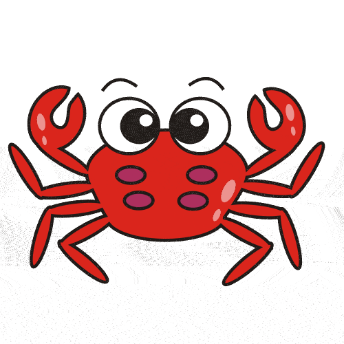 500x500 Crab Clipart Transparent Free Images