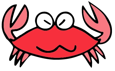 378x234 Top View Of A Crab Clip Art Clipart