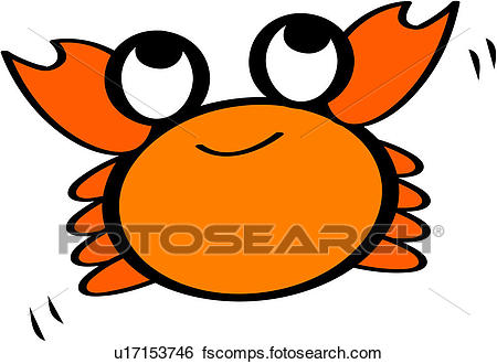 450x330 Clip Art Of Crustacean, Animal, Anthropoda, Anthropods, Arthropod