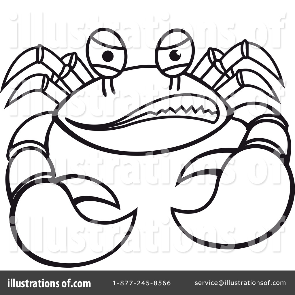 1024x1024 Crab Clipart Vector