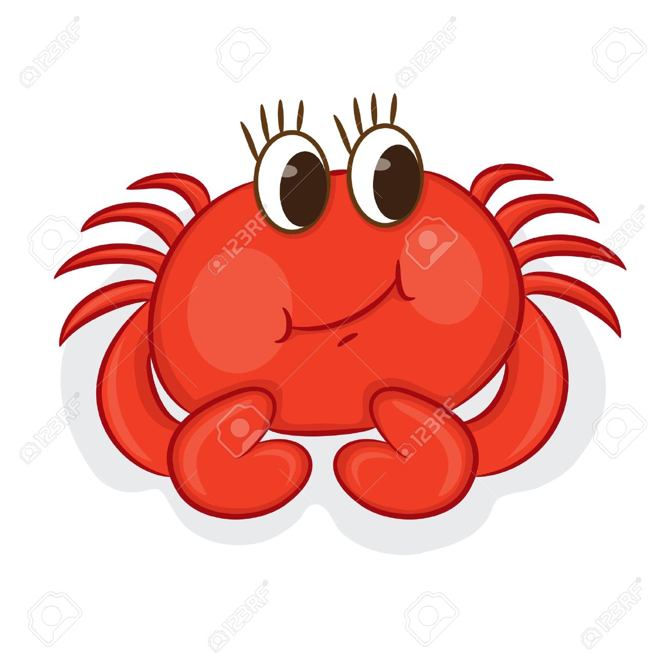 1300x1300 Crab Clipart Funny Fish