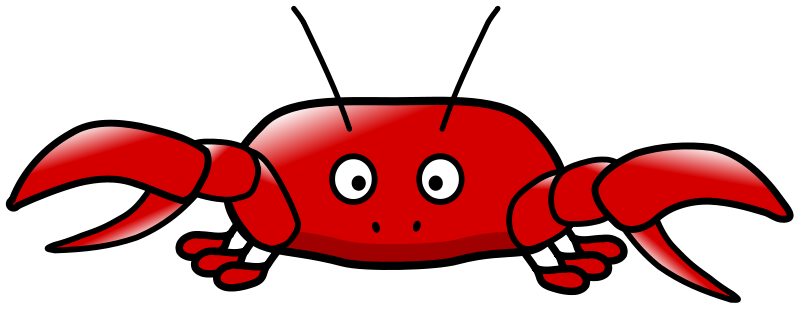 800x309 Free Crab Clipart 2