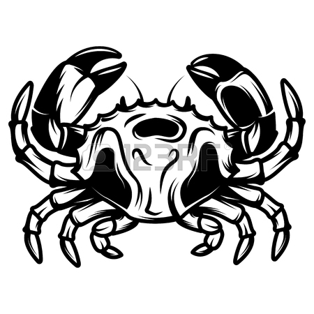 450x450 3,735 Crab Silhouette Stock Vector Illustration And Royalty Free