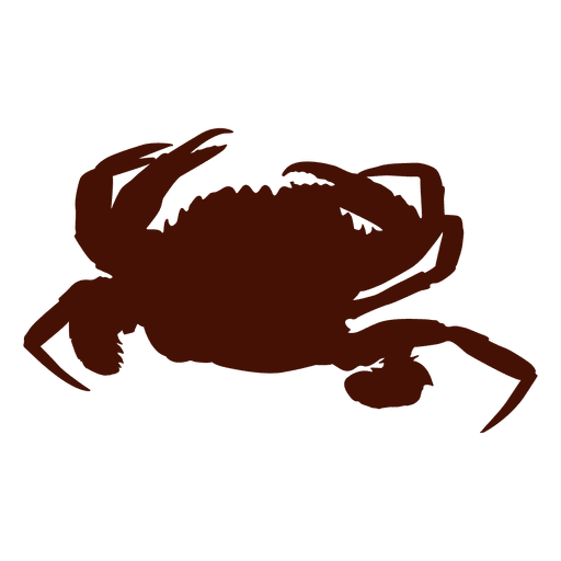 512x512 Crab Silhouette Illustration
