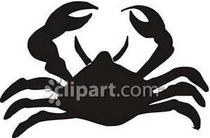 300x198 And White Crab Silhouette