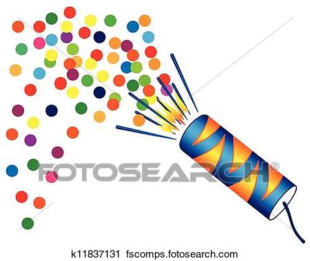 450x380 Clipart Of Christmas Cracker K11837131