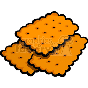 300x300 Royalty Free Crackers 141573 Vector Clip Art Image
