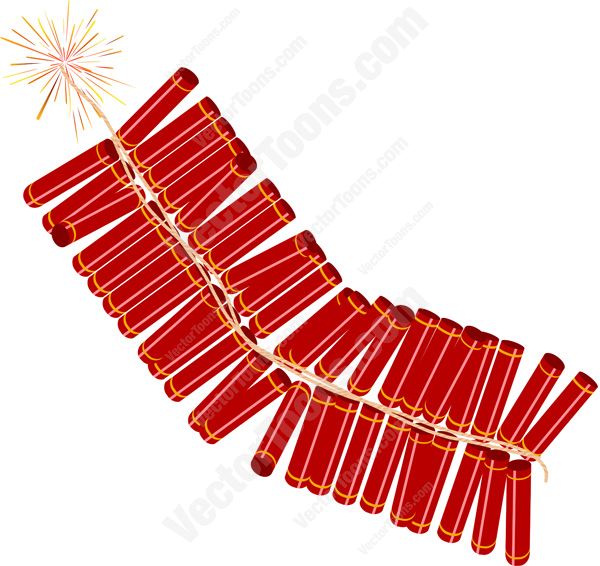 600x566 Cracker Clipart Chinese Firecracker
