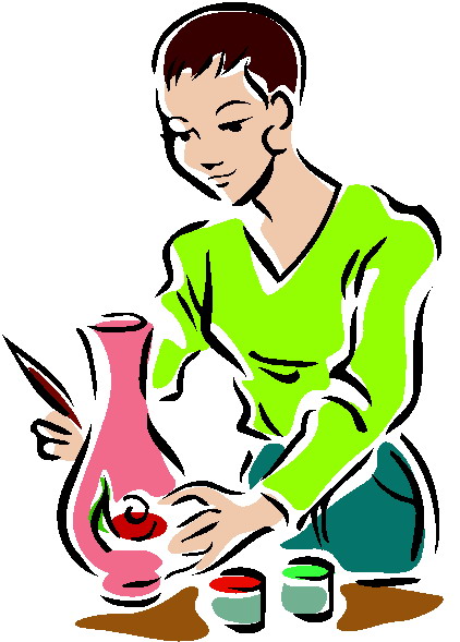 422x589 Craft Art Supplies Clipart