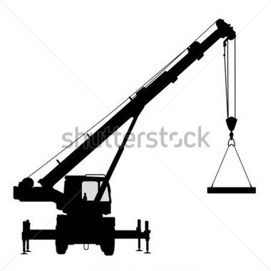380x380 Crane Silhouette Clip Art