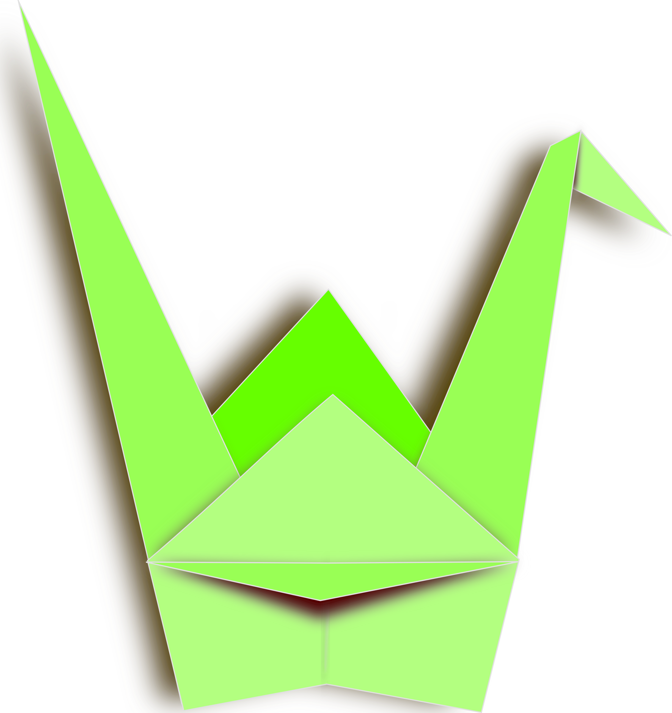 2260x2400 Clipart Paper Crane