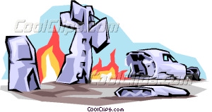 300x159 Plane Crash Vector Clip Art