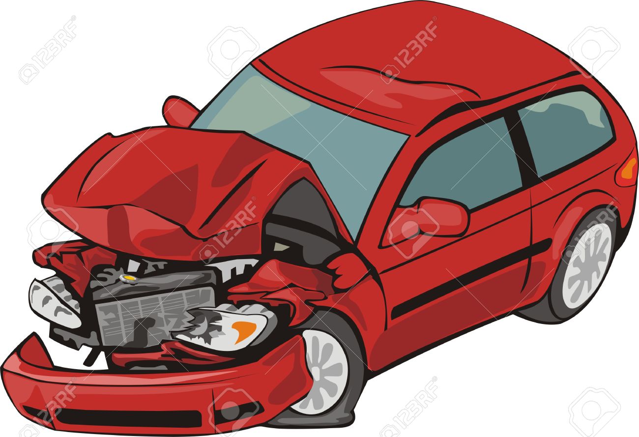 1300x889 Crash Clipart Smashed Car
