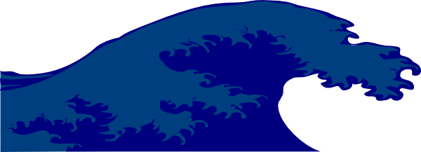 600x217 Wave Clip Art