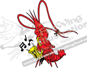 340x270 Crawfish Clip Art Etsy