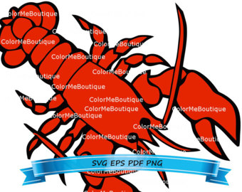 340x270 Crawfish Stencil Etsy