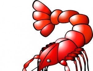 302x233 Crawfish Clip Art Free Vectors Ui Download