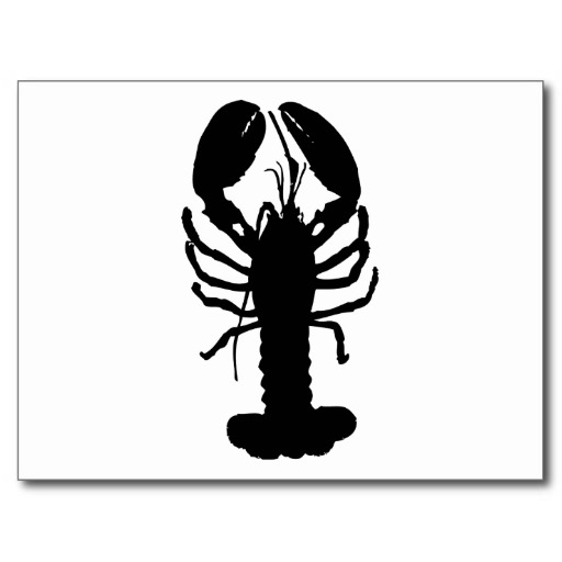 512x512 Crawfish Silhouette Cliparts